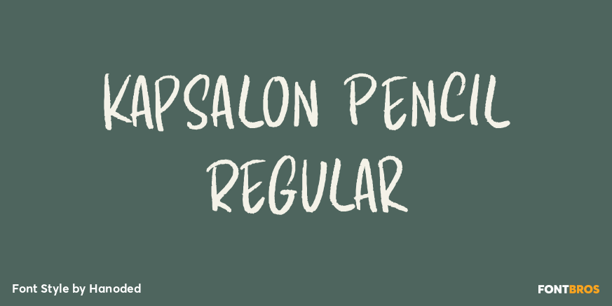 Kapsalon Pencil Regular Poster