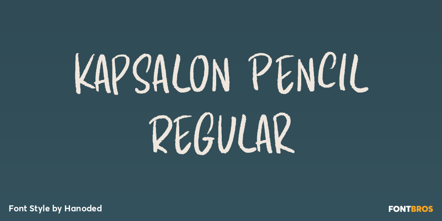 Kapsalon Pencil Regular Poster