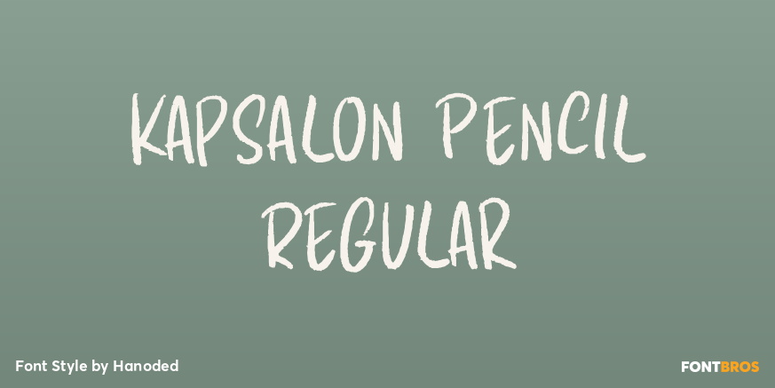 Kapsalon Pencil Regular Poster