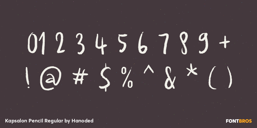 Kapsalon Pencil Regular Font Poster #1
