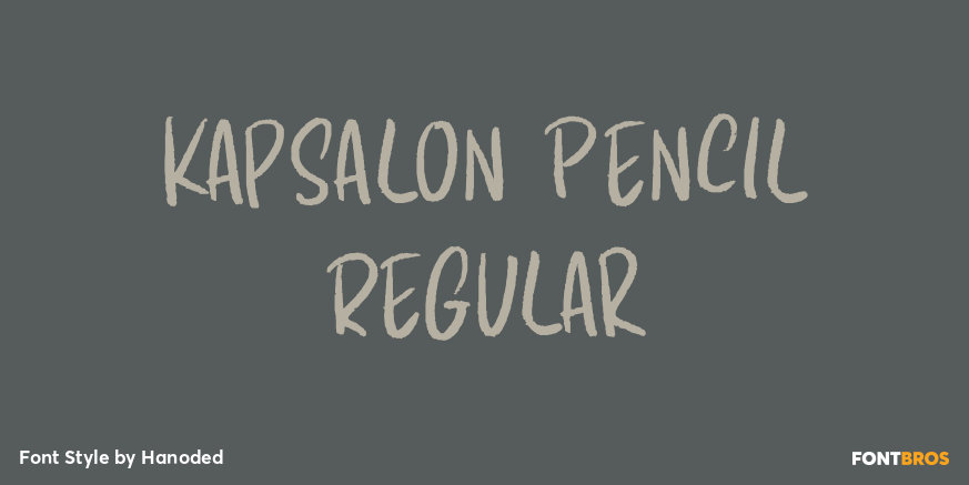 Kapsalon Pencil Regular Poster