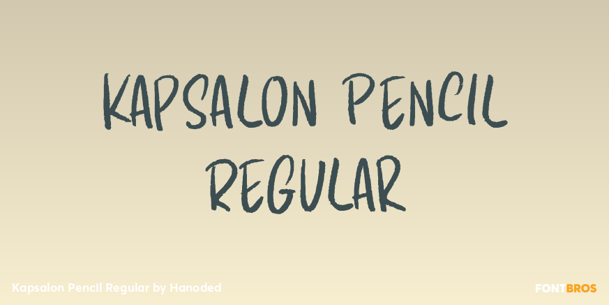 Kapsalon Pencil Regular Poster