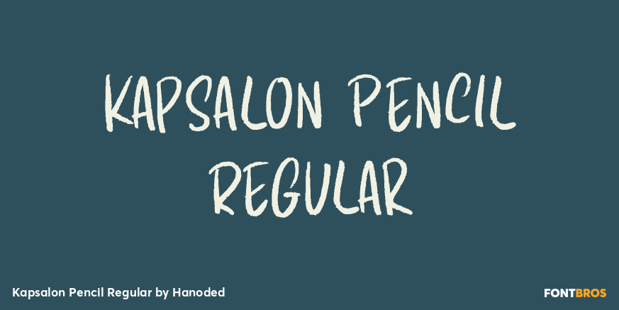 Kapsalon Pencil Regular Poster