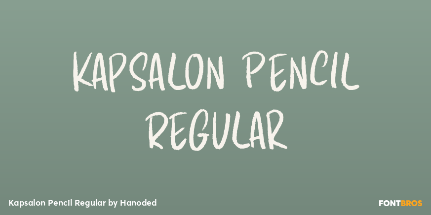 Kapsalon Pencil Regular Poster