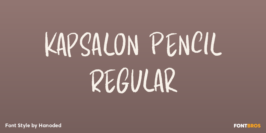 Kapsalon Pencil Regular Poster