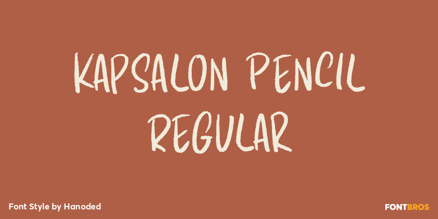 Kapsalon Pencil Regular Poster