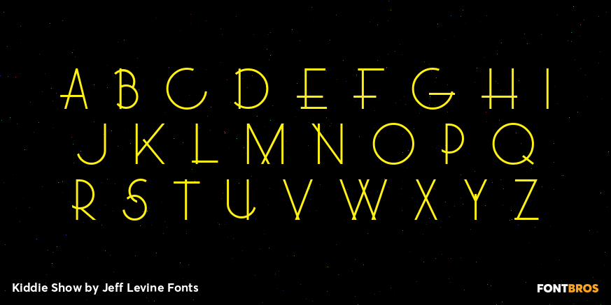 Kiddie Show Font Poster #3