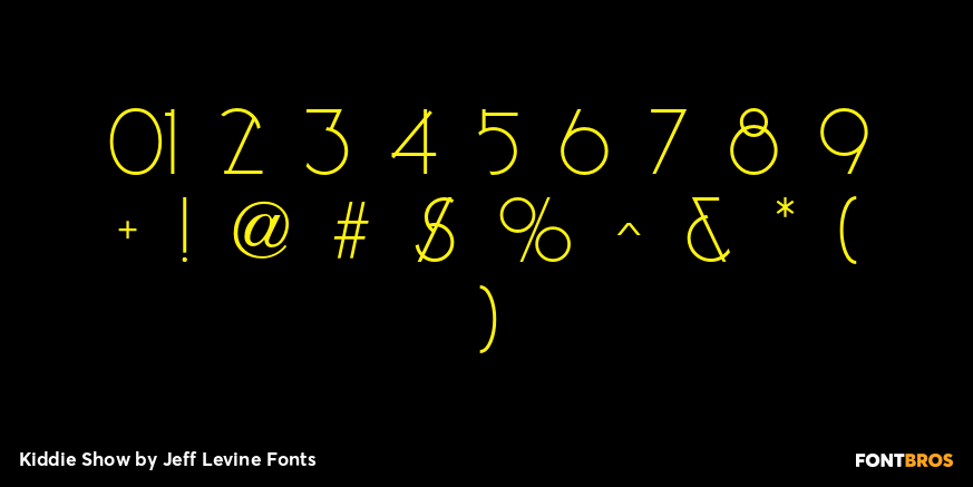 Kiddie Show Font Poster #4