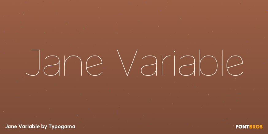 Jane Variable Poster