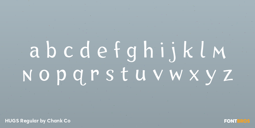 HUGS Regular Font Poster #3