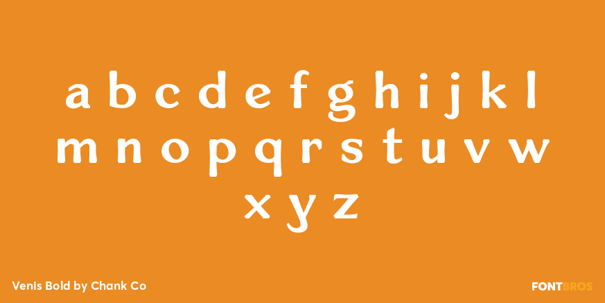 Venis Bold Font Poster #3