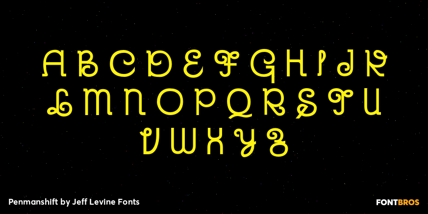 Penmanshift Font Poster #2