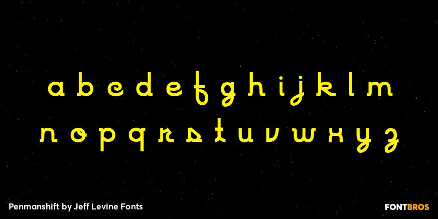 Penmanshift Font Poster #3