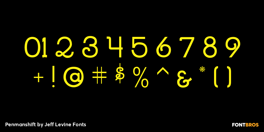 Penmanshift Font Poster #4