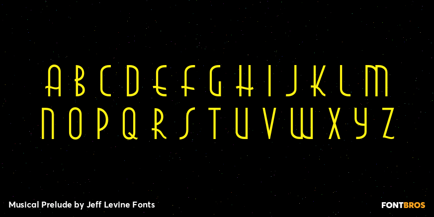 Musical Prelude Font Poster #2