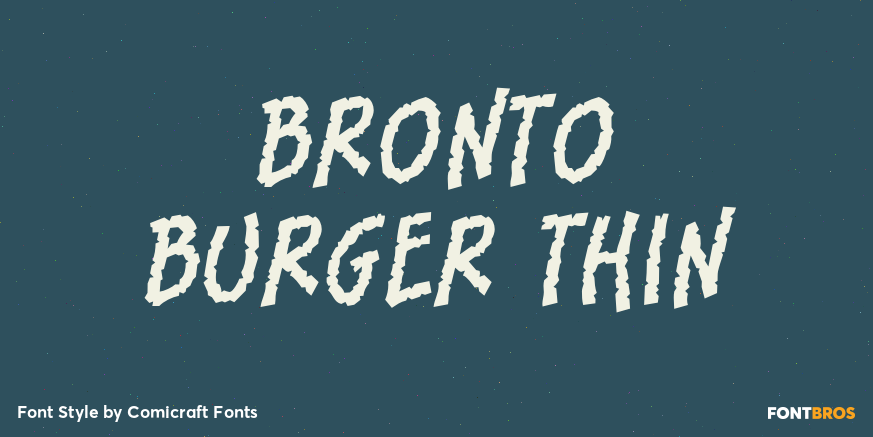 Bronto Burger Thin Poster