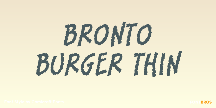 Bronto Burger Thin Poster