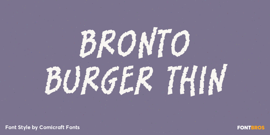 Bronto Burger Thin Poster