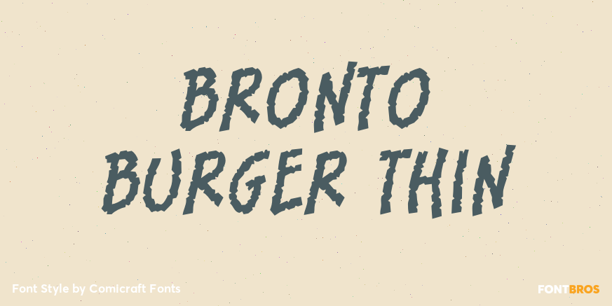 Bronto Burger Thin Poster