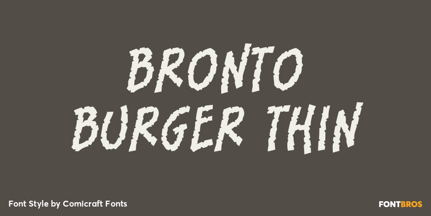 Bronto Burger Thin Poster