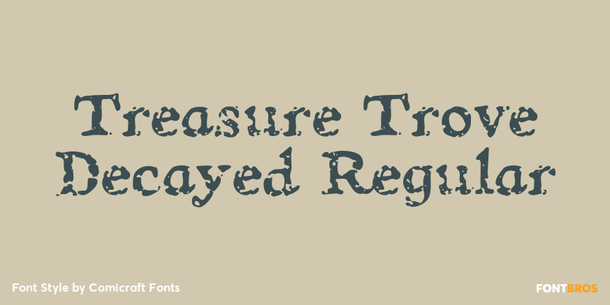 Treasure Trove Decayed Regular Poster
