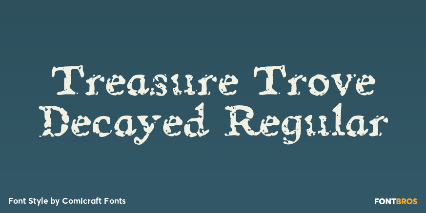 Treasure Trove Decayed Regular Poster