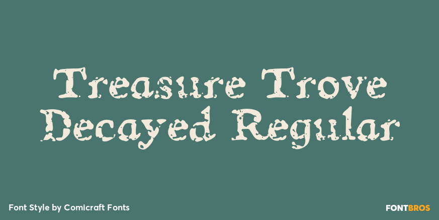 Treasure Trove Decayed Regular Poster