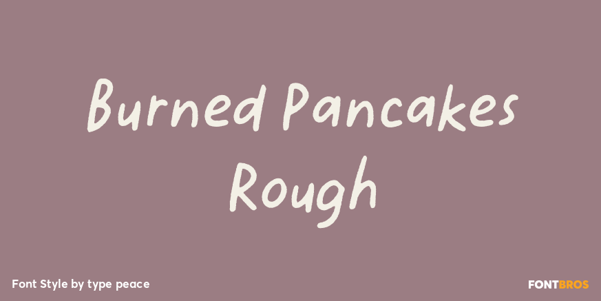 Burned Pancakes Rough Poster