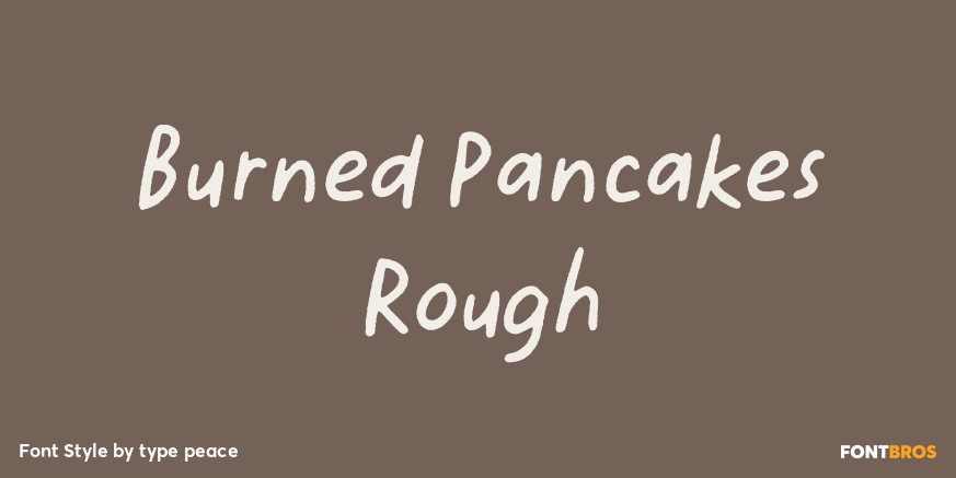 Burned Pancakes Rough Poster