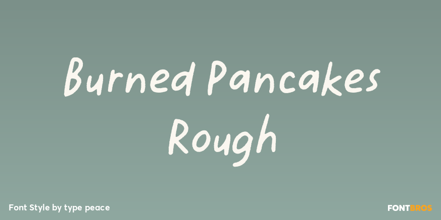 Burned Pancakes Rough Poster