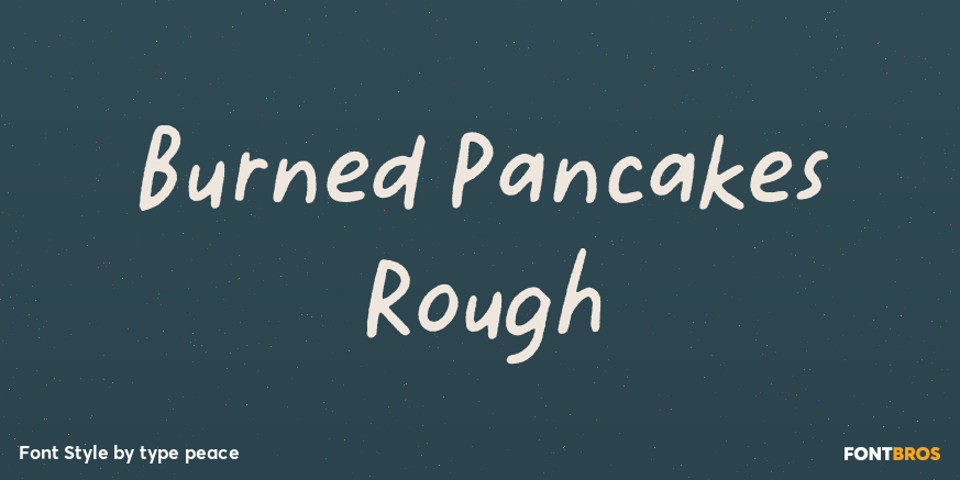 Burned Pancakes Rough Poster