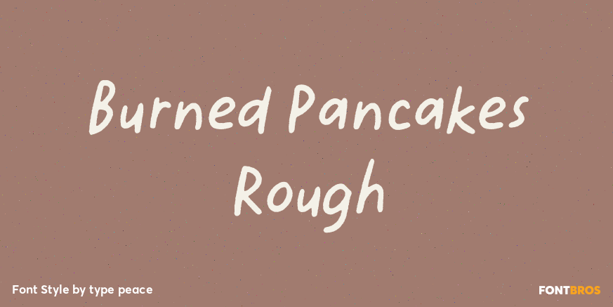 Burned Pancakes Rough Poster