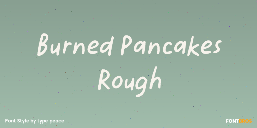 Burned Pancakes Rough Poster