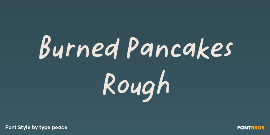 Burned Pancakes Rough Poster