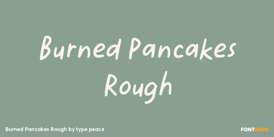 Burned Pancakes Rough Poster