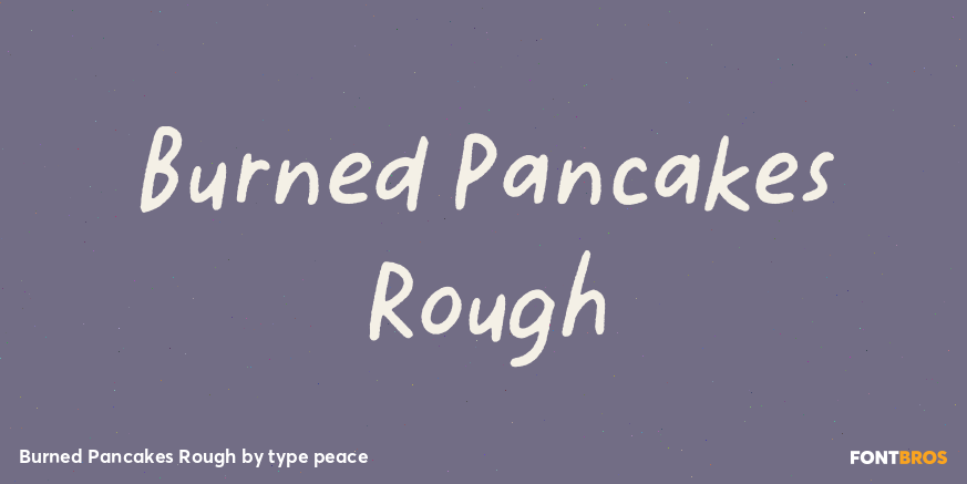 Burned Pancakes Rough Poster