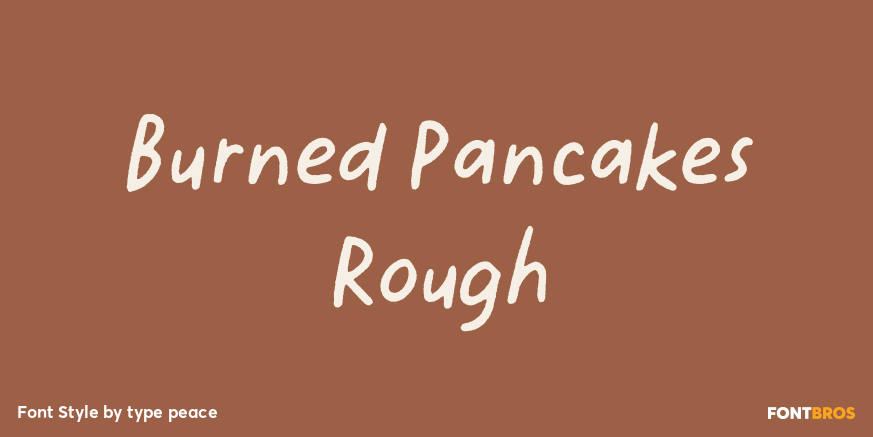Burned Pancakes Rough Poster