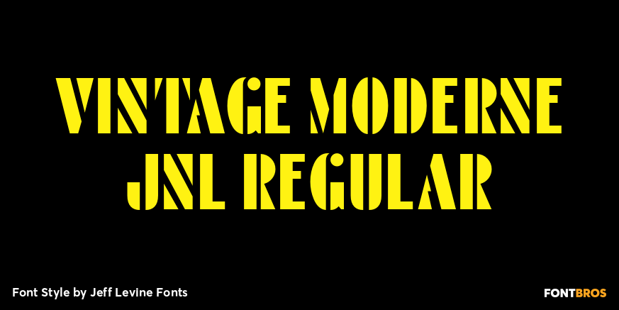 Vintage Moderne JNL Regular Poster