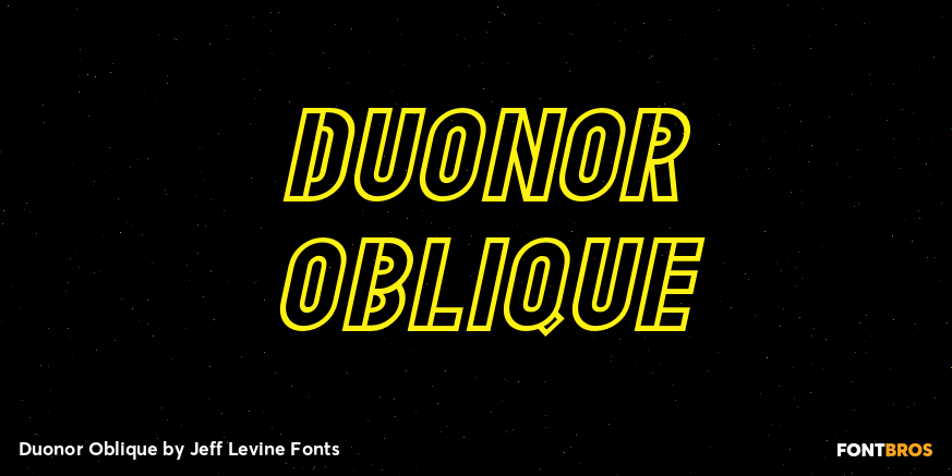 Duonor Oblique Poster