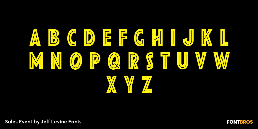 Sales Event Font Poster #3