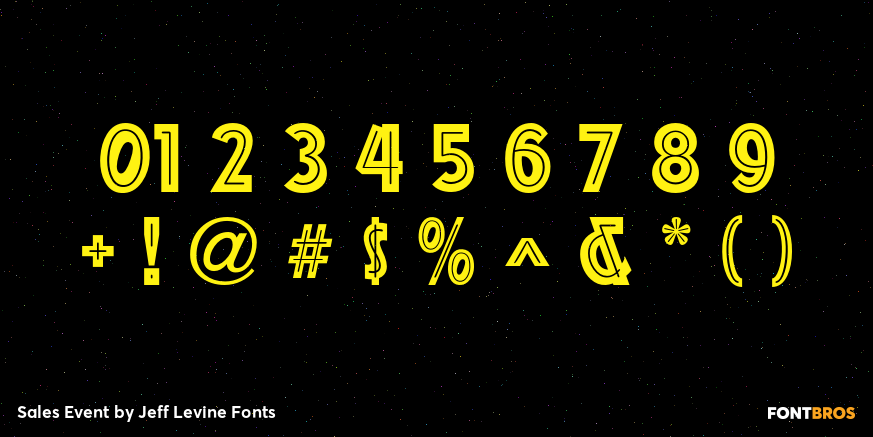 Sales Event Font Poster #4