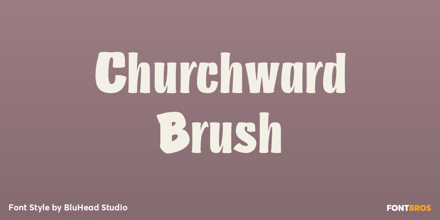 Churchward Brush Poster