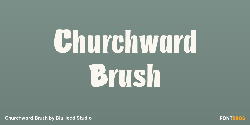 Churchward Brush Poster