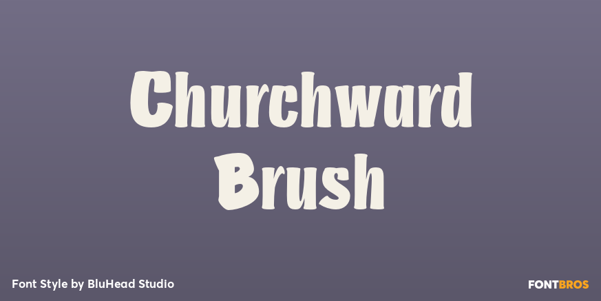 Churchward Brush Poster
