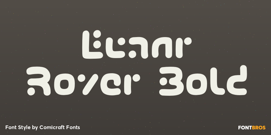 Lunar Rover Bold Poster