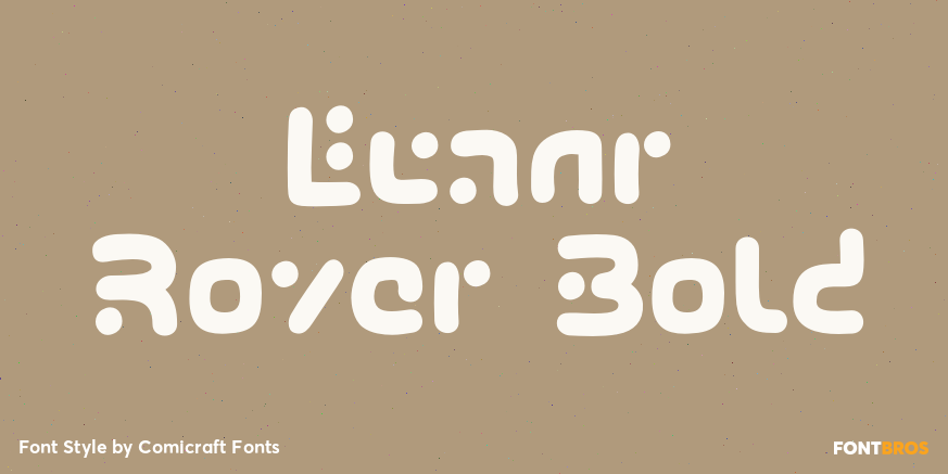 Lunar Rover Bold Poster