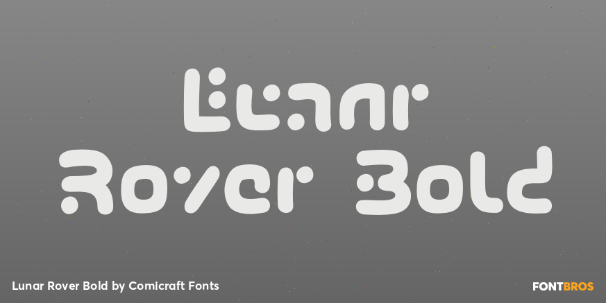 Lunar Rover Bold Poster