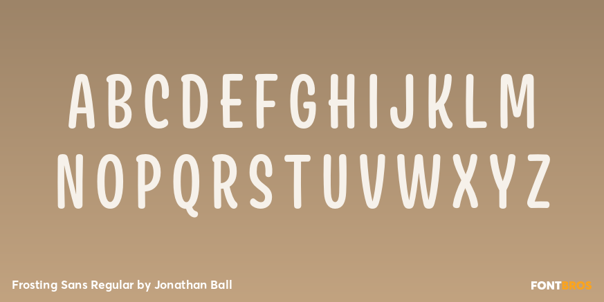 Frosting Sans Regular Font Poster #2