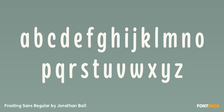 Frosting Sans Regular Font Poster #3