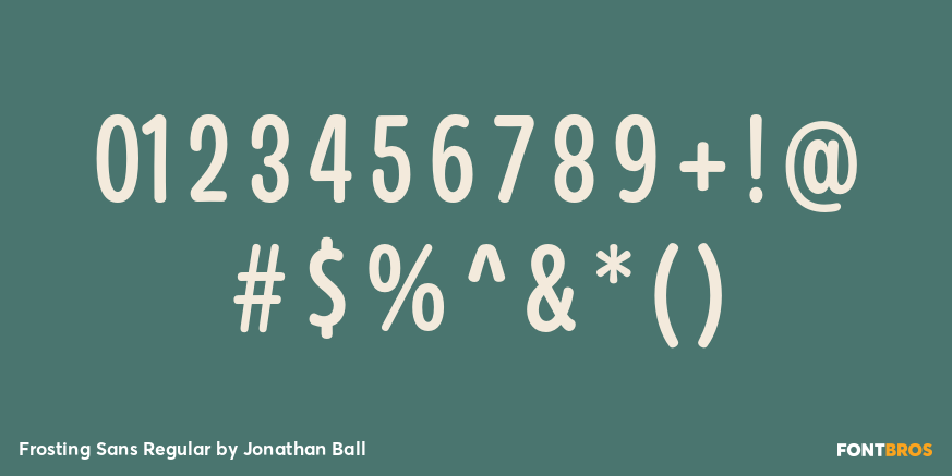 Frosting Sans Regular Font Poster #4